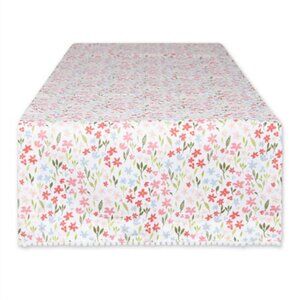 SWEET FLOWERS PRINTED TABLE RUNNER 14x72
